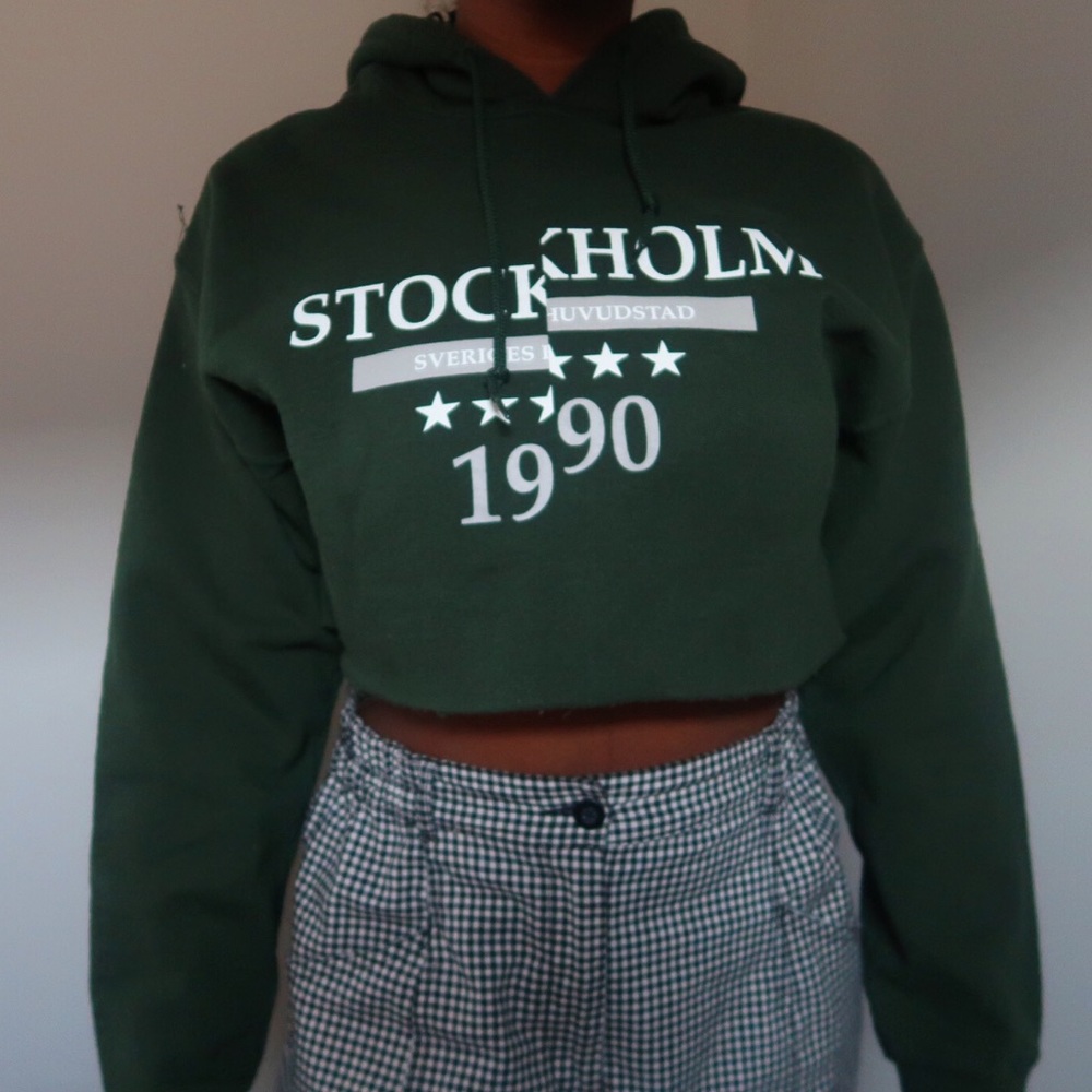 Cropped hoodie